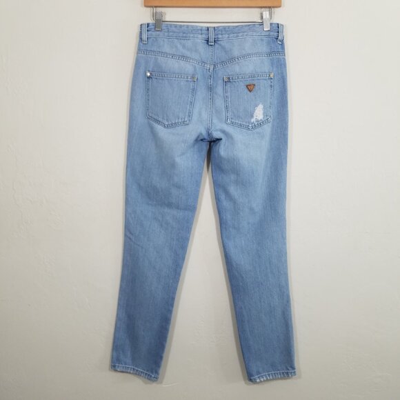 Guess BOY FIT Distressed Jeans Blue Size 25 - Picture 6 of 9
